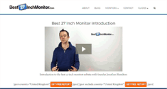 Desktop Screenshot of best27inchmonitor.com